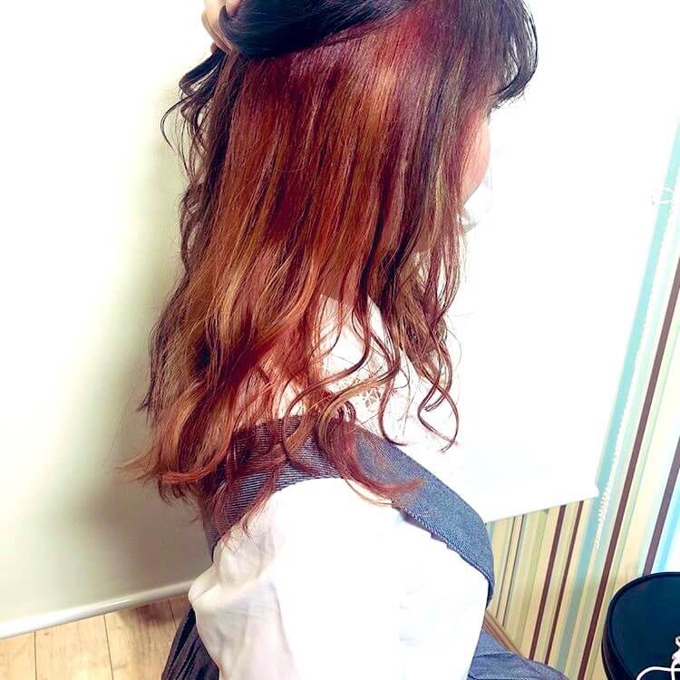 秋色の髪色